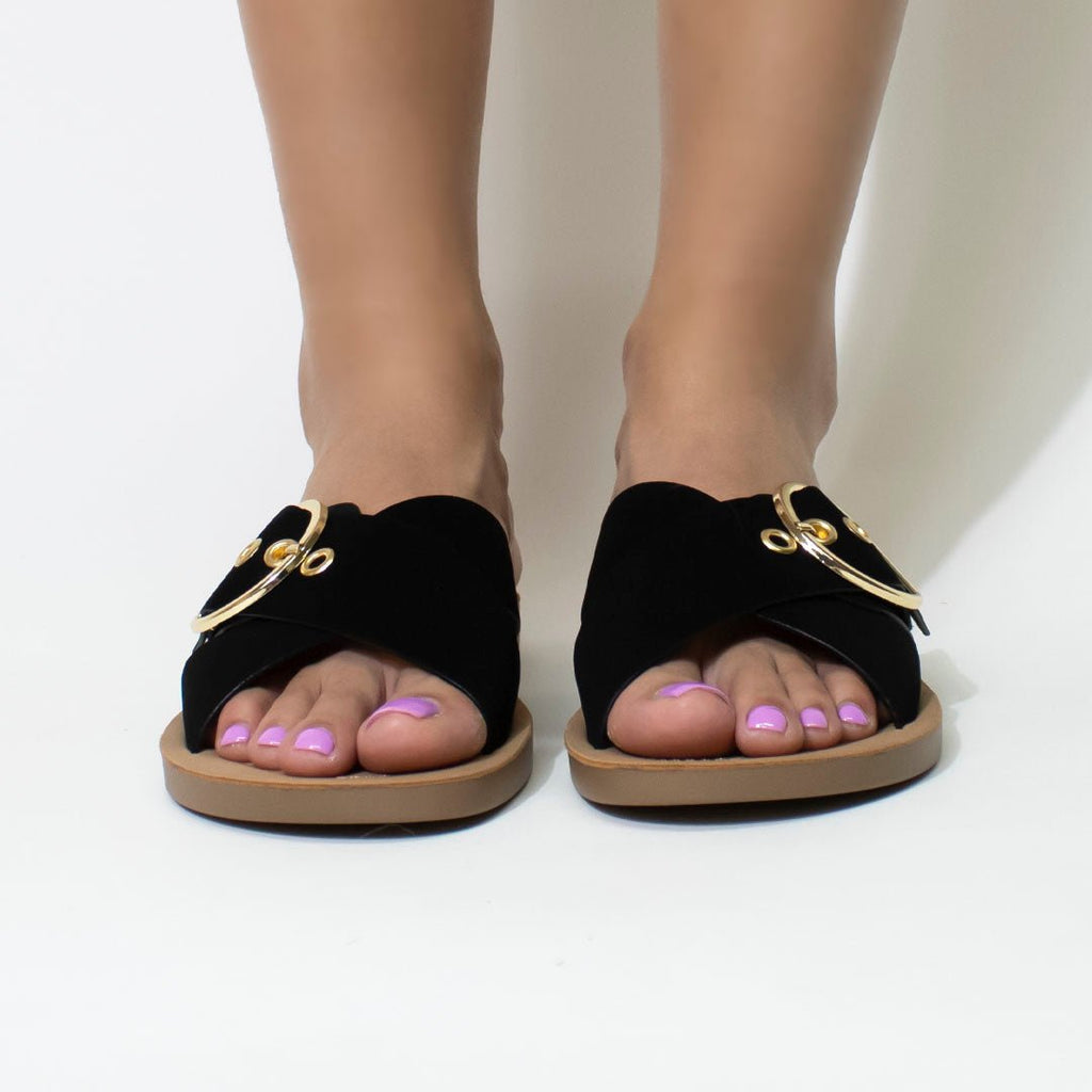 Sandalia 59510 Negro - KiraZapatería