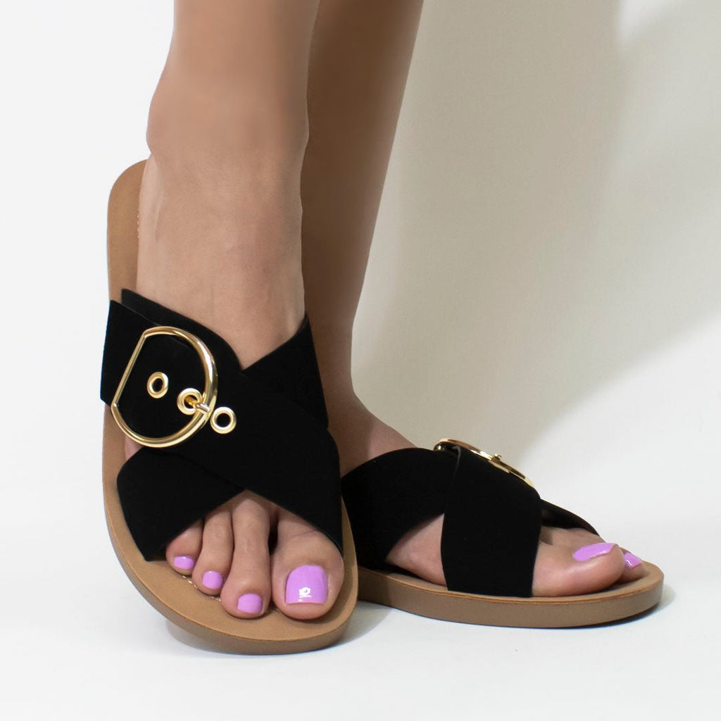 Sandalia 59510 Negro - KiraZapatería