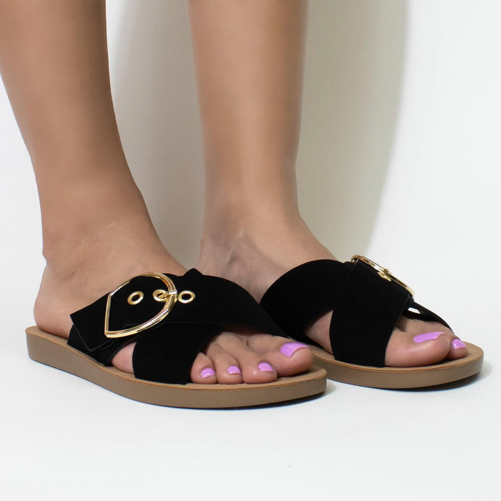 Sandalia 59510 Negro - KiraZapatería