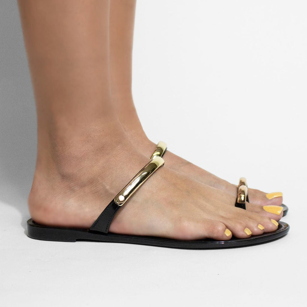 Sandalia 65011 Negro - KiraZapatería