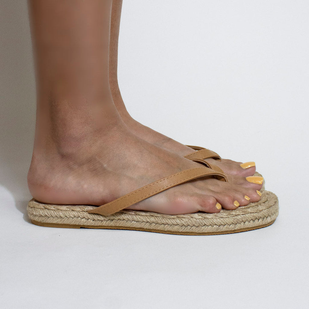 Sandalia 77514 Tan - KiraZapatería