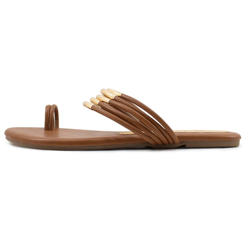 Sandalia 87518 Tan - KiraZapatería