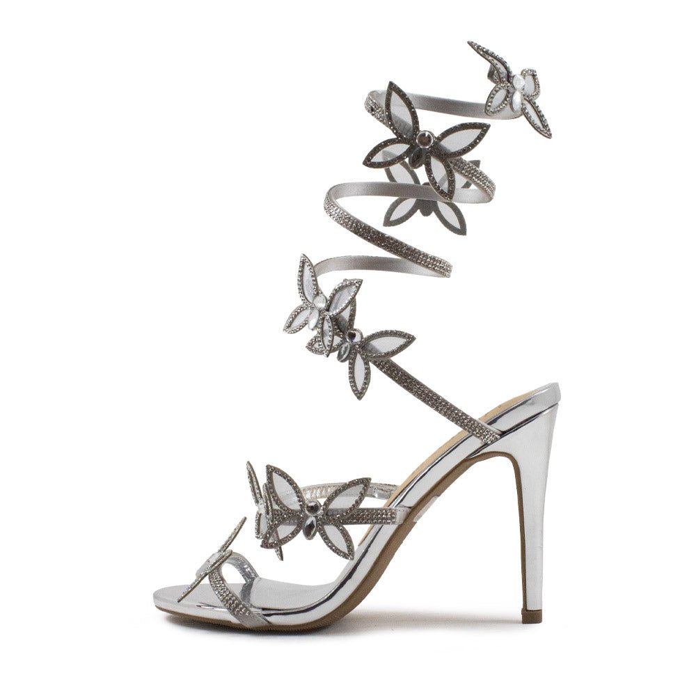 Tacón 24345 Plata - KiraZapatería