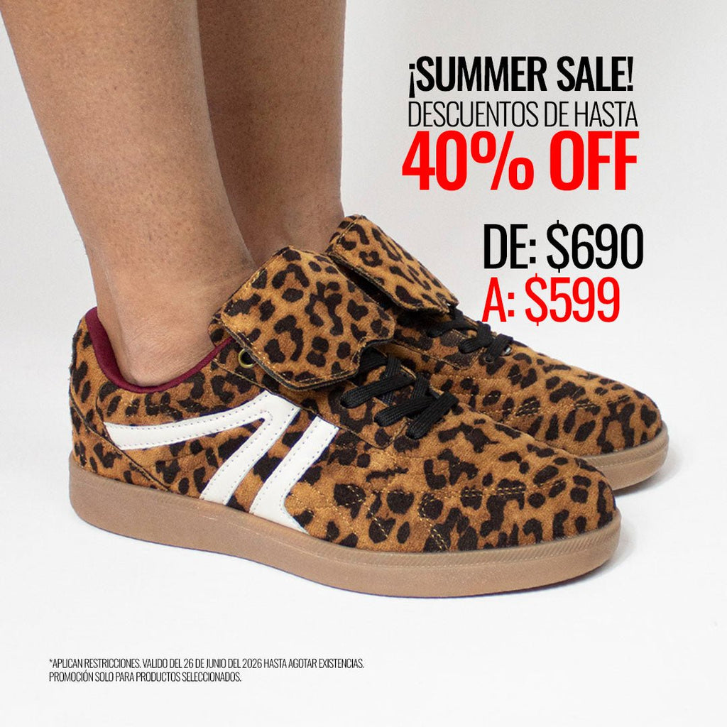 Tenis 39361 Leopardo - KiraZapatería